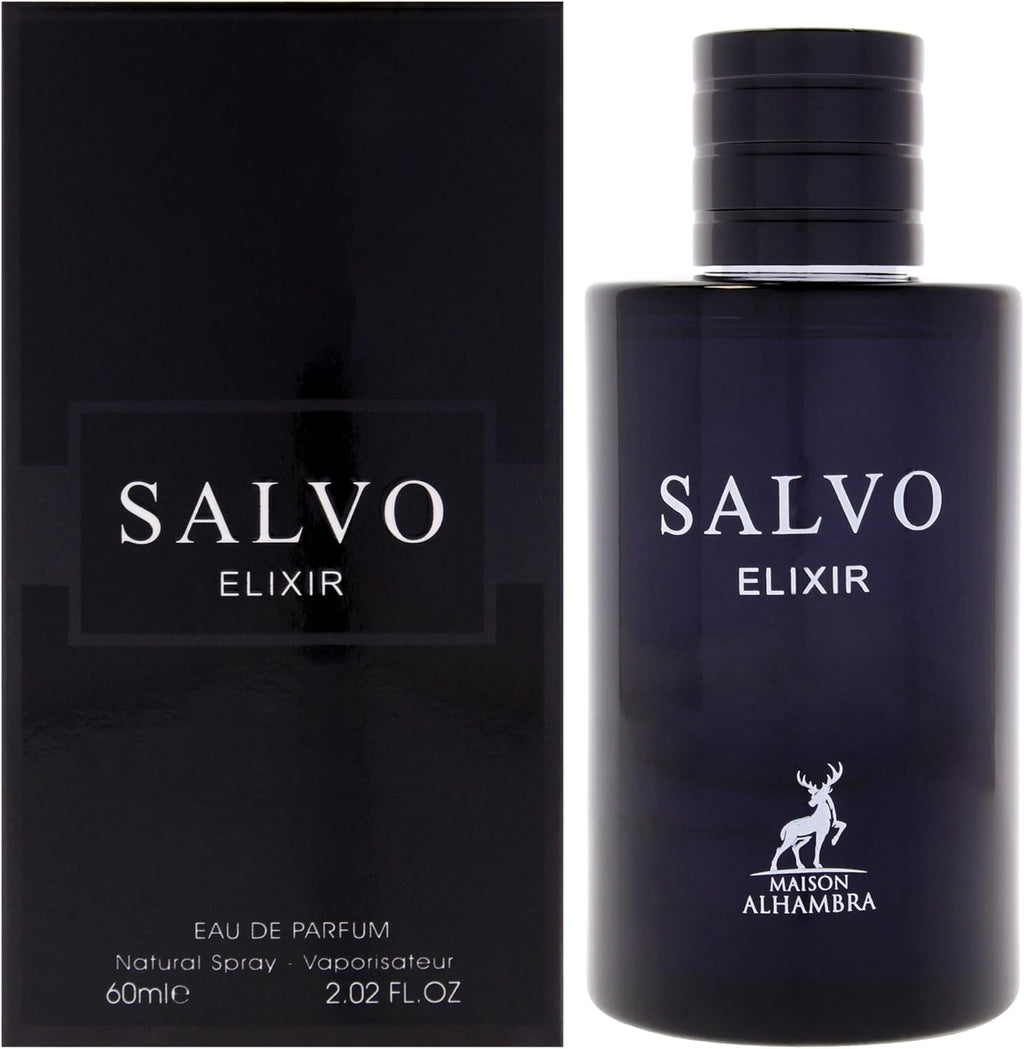 Salvo Elixir 60ml - Eau De Parfum - MAISON ALHAMBRA - inspi Sauvage elixir