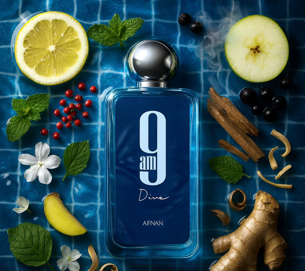 AFNAN - 9AM DIVE EAU DE PARFUM 100 ML - inspi bleu