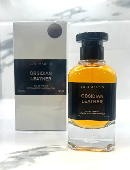 Obsidian Leather de Loui Martin – Eau de parfum mixte intense – 100 ml - inspi Falcon Leather